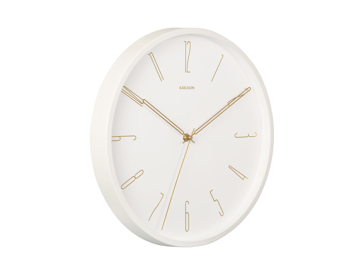 Wandklok Bulvena Wit - Afbeelding 2