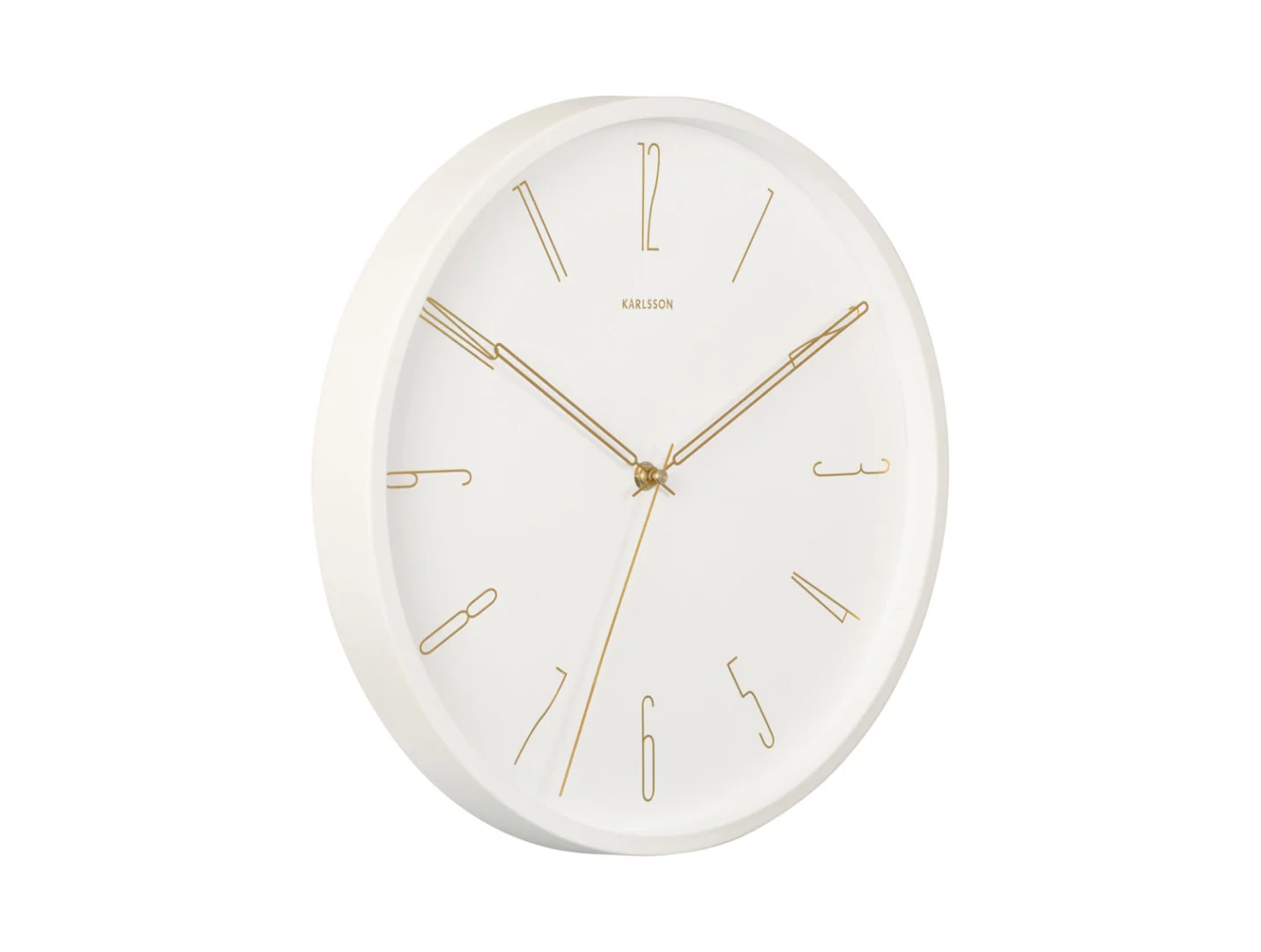 Wandklok Bulvena Wit - Afbeelding 2