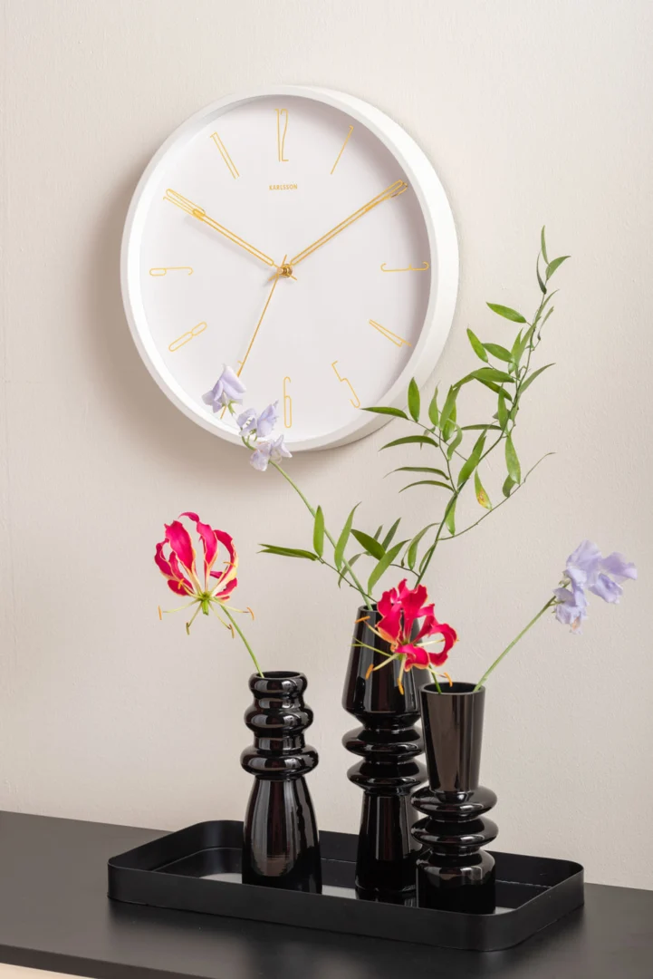 Wandklok Bulvena Wit - Afbeelding 3