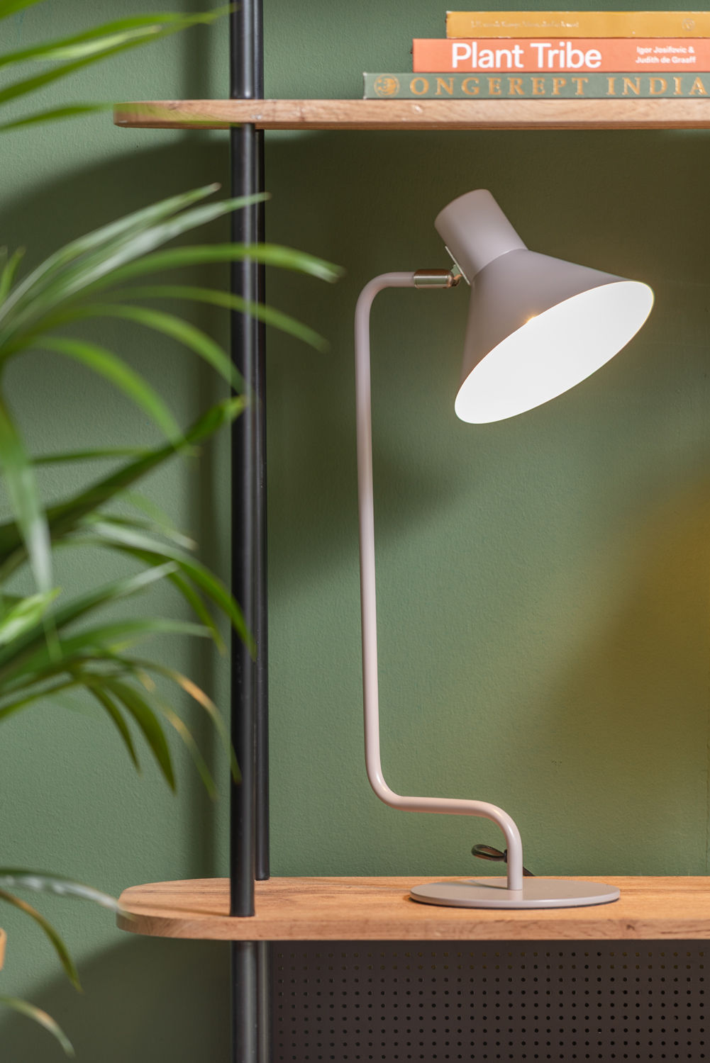 Tafellamp Ziemmon Warm Grijs Ø18 cm - Afbeelding 5