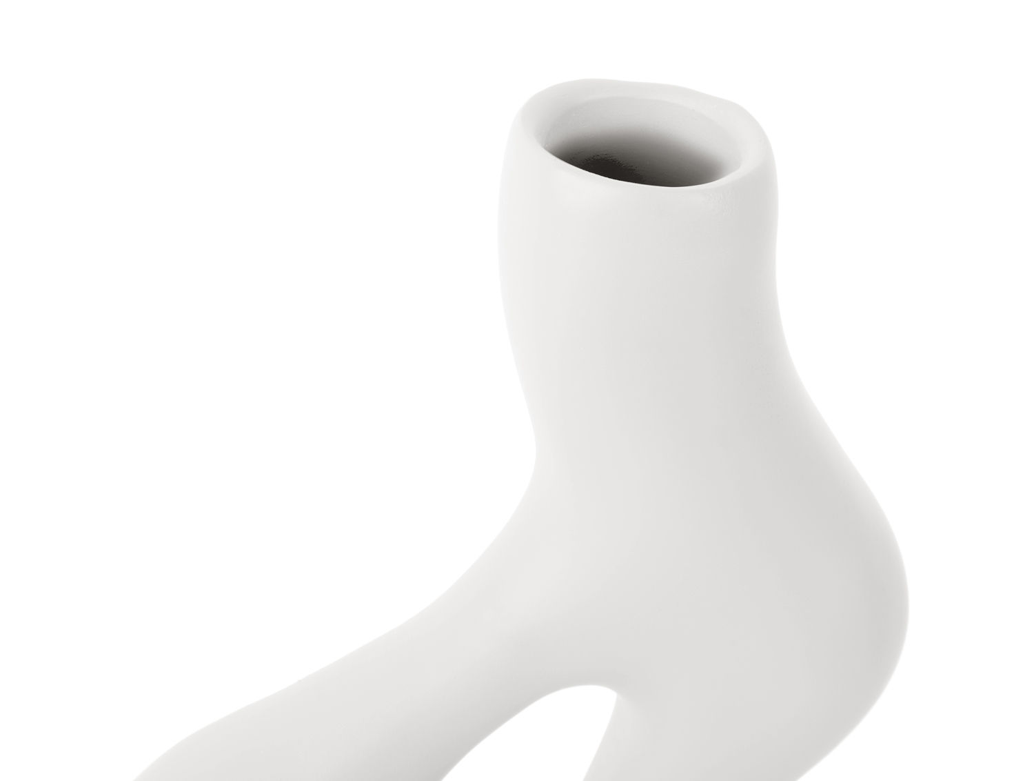 Vaas Besancon Polyresin Wit H33 cm - Afbeelding 3