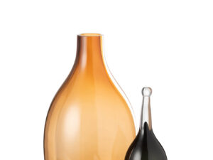 Vaas Pookira Glas Bruin H53 cm