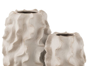 Vaas Jaltine Klei Beige H48 cm