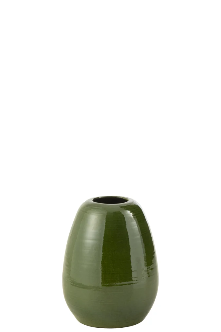 Vaas Keemir Terracotta Groen H30 cm - Afbeelding 2