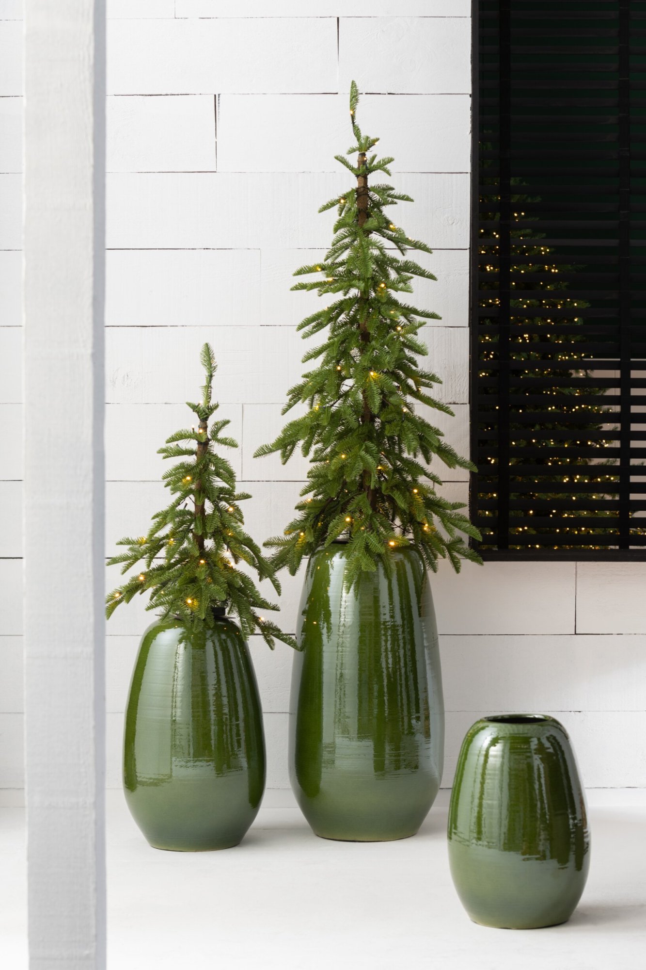Vaas Stessone Terracotta Groen H55 cm