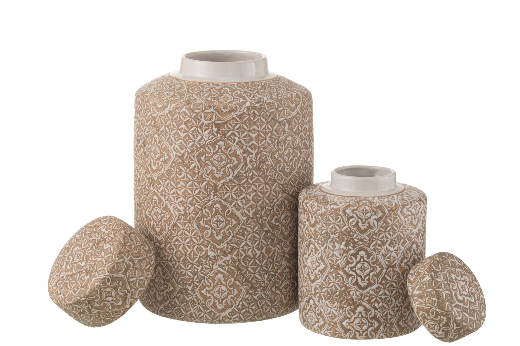 Pot Pausol Porselein Meerkleurig H30,5 cm - Afbeelding 3
