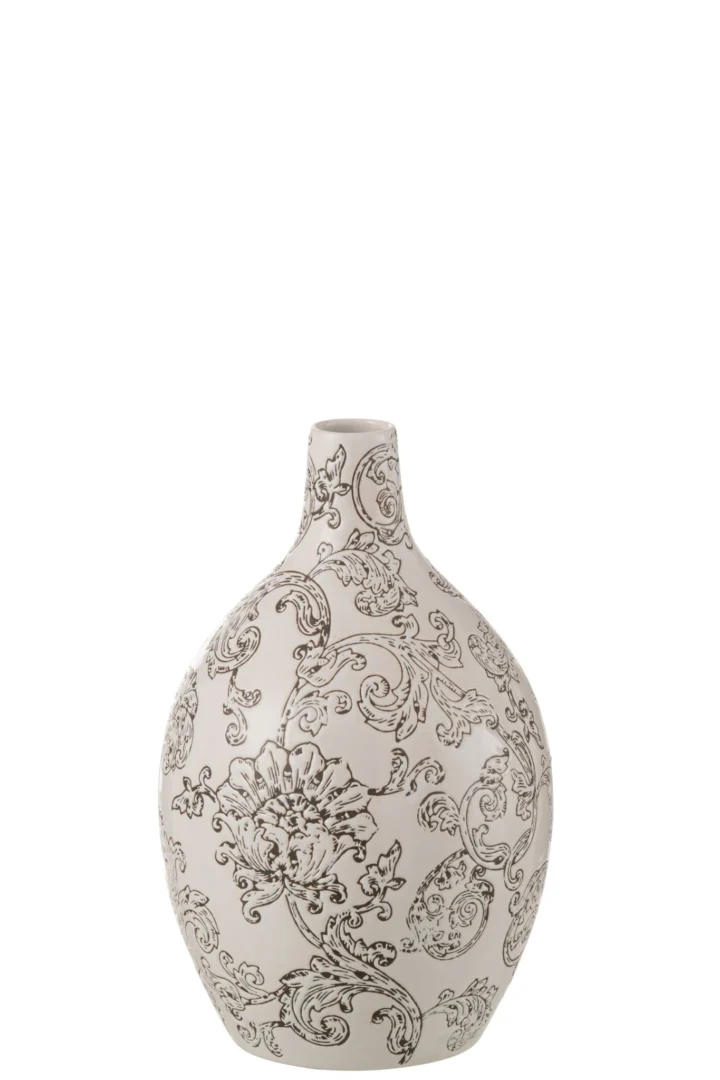 Vaas Ceelloro Porselein Meerkleurig H33 cm - Afbeelding 2