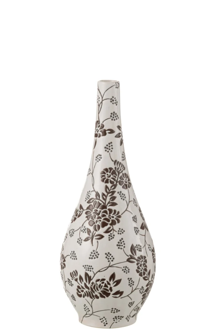Vaas Wroclaw Porselein Meerkleurig H43 cm - Afbeelding 3