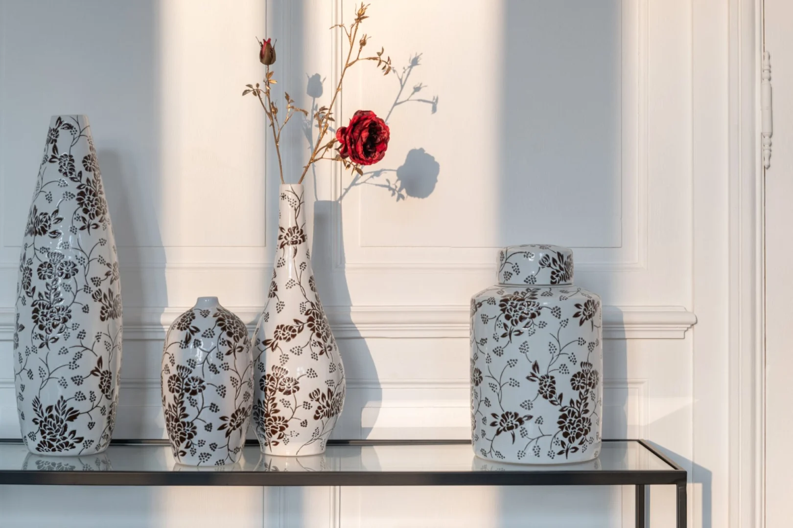 Vaas Naullello Porselein Meerkleurig H53 cm - Afbeelding 2