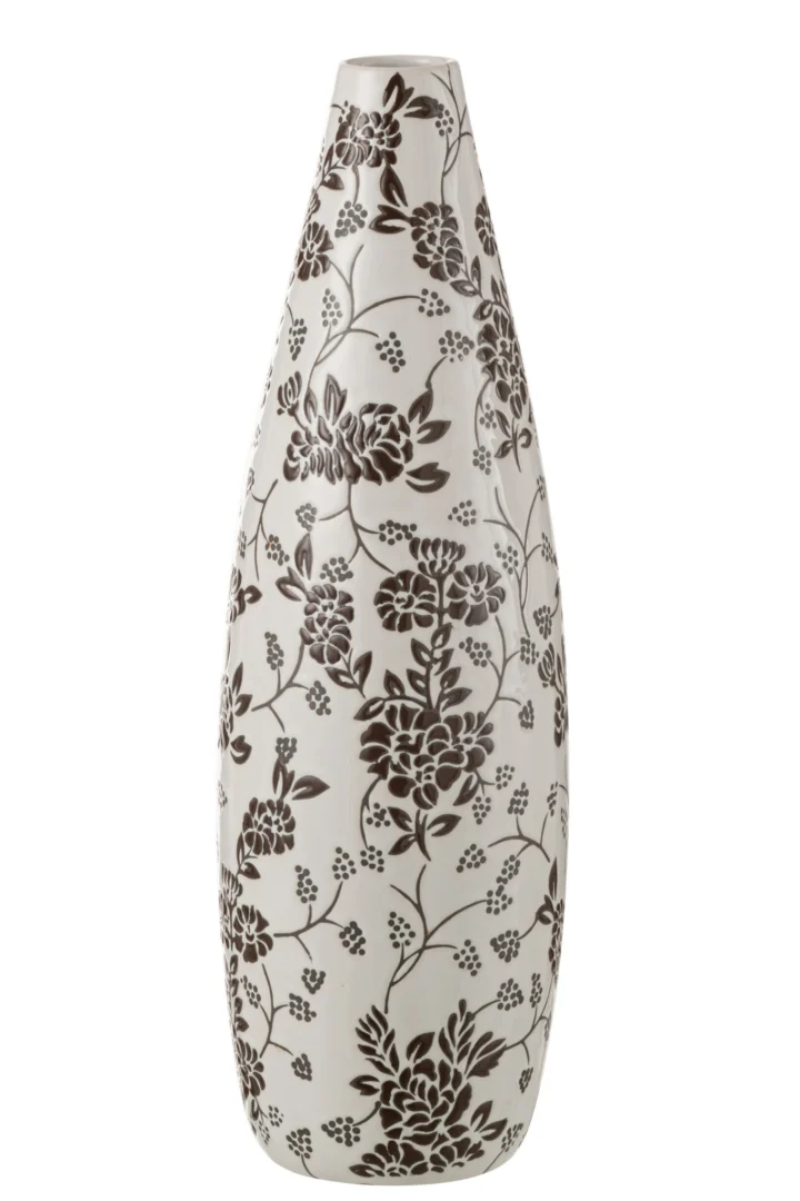 Vaas Naullello Porselein Meerkleurig H53 cm - Afbeelding 3