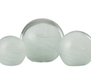 Rondglas Kulven Glas Wit