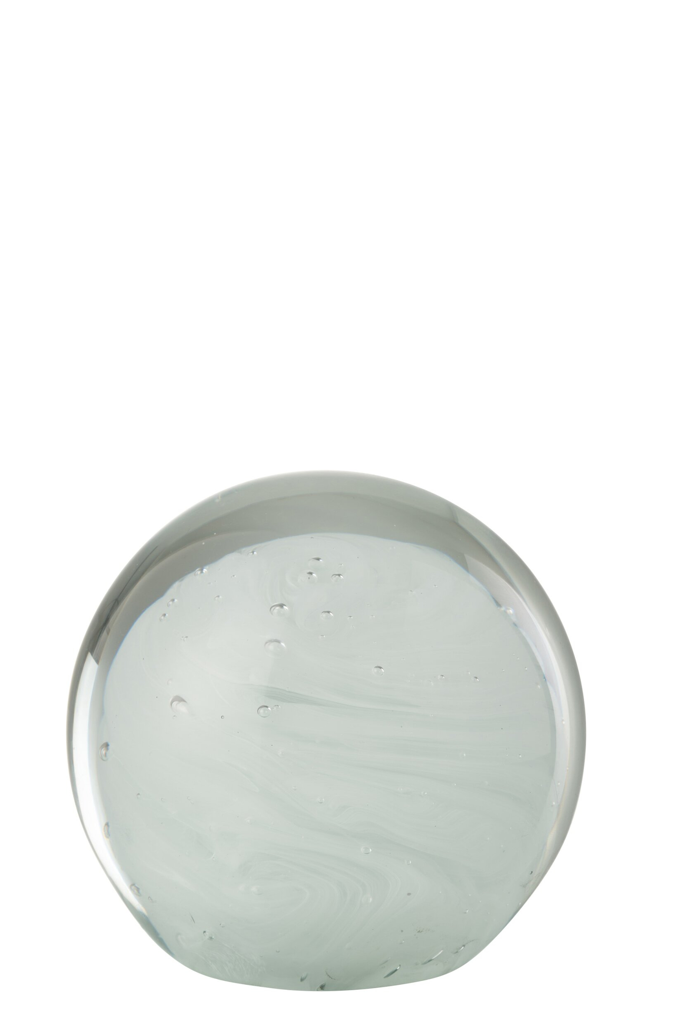 Rondglas Kulven Glas Wit - Afbeelding 3
