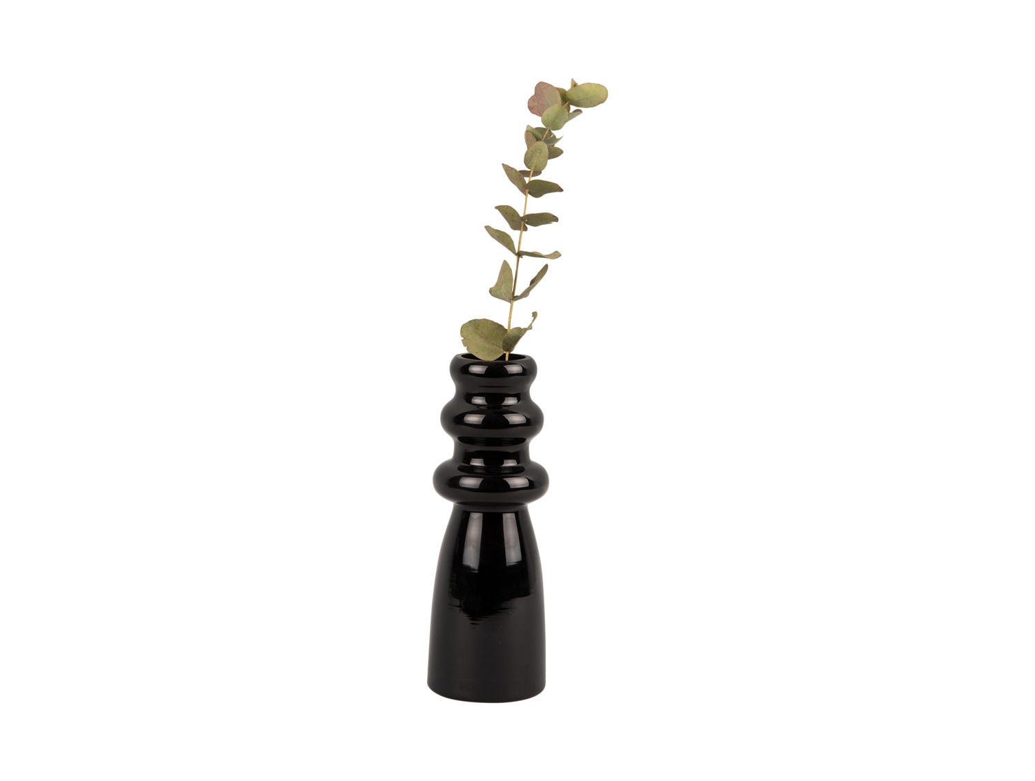 Vaas Groossano Glas Zwart - Afbeelding 2
