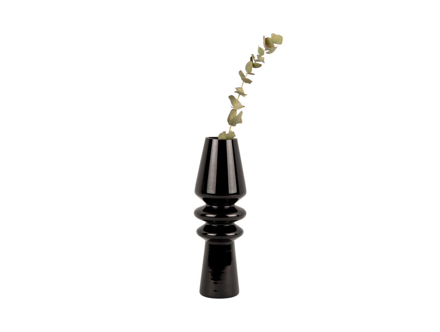 Vaas Raurone Glas Zwart Ø9 cm - Afbeelding 2