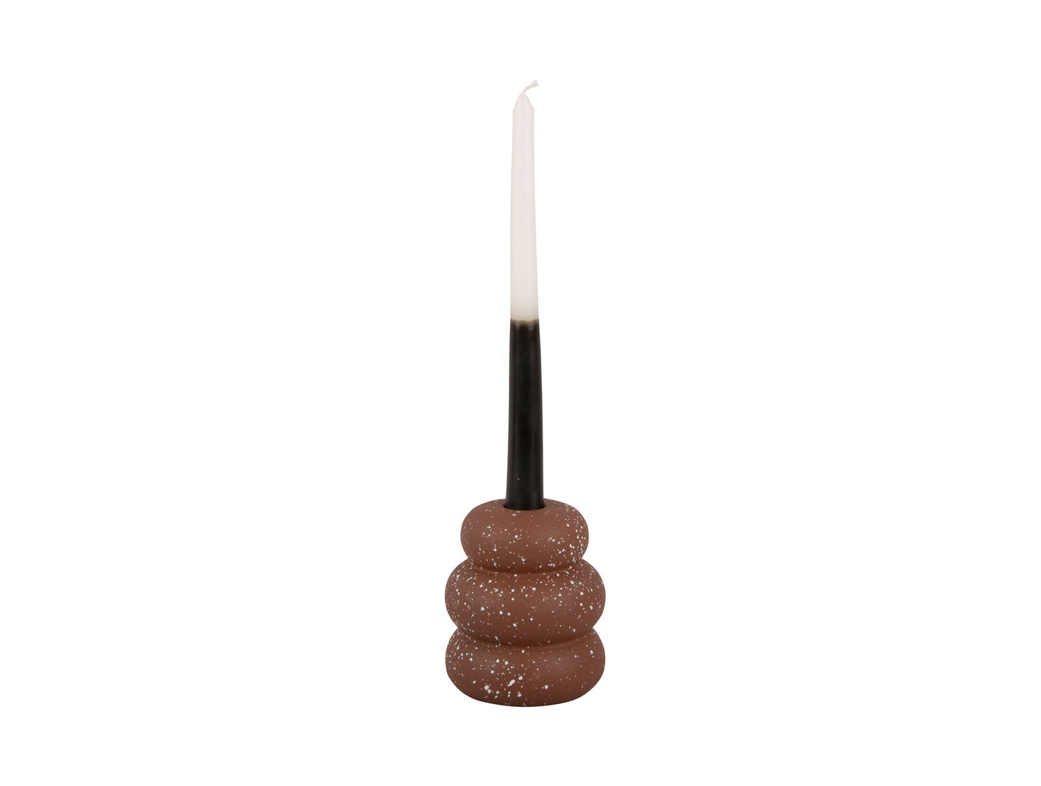 Kandelaar Kiska Beton Bruin Ø10 cm - Afbeelding 2