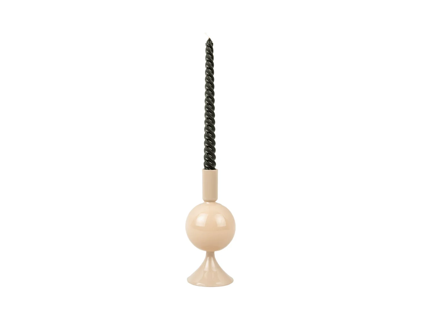 Kandelaar Lurni Glas Bruin Ø8 cm - Afbeelding 2