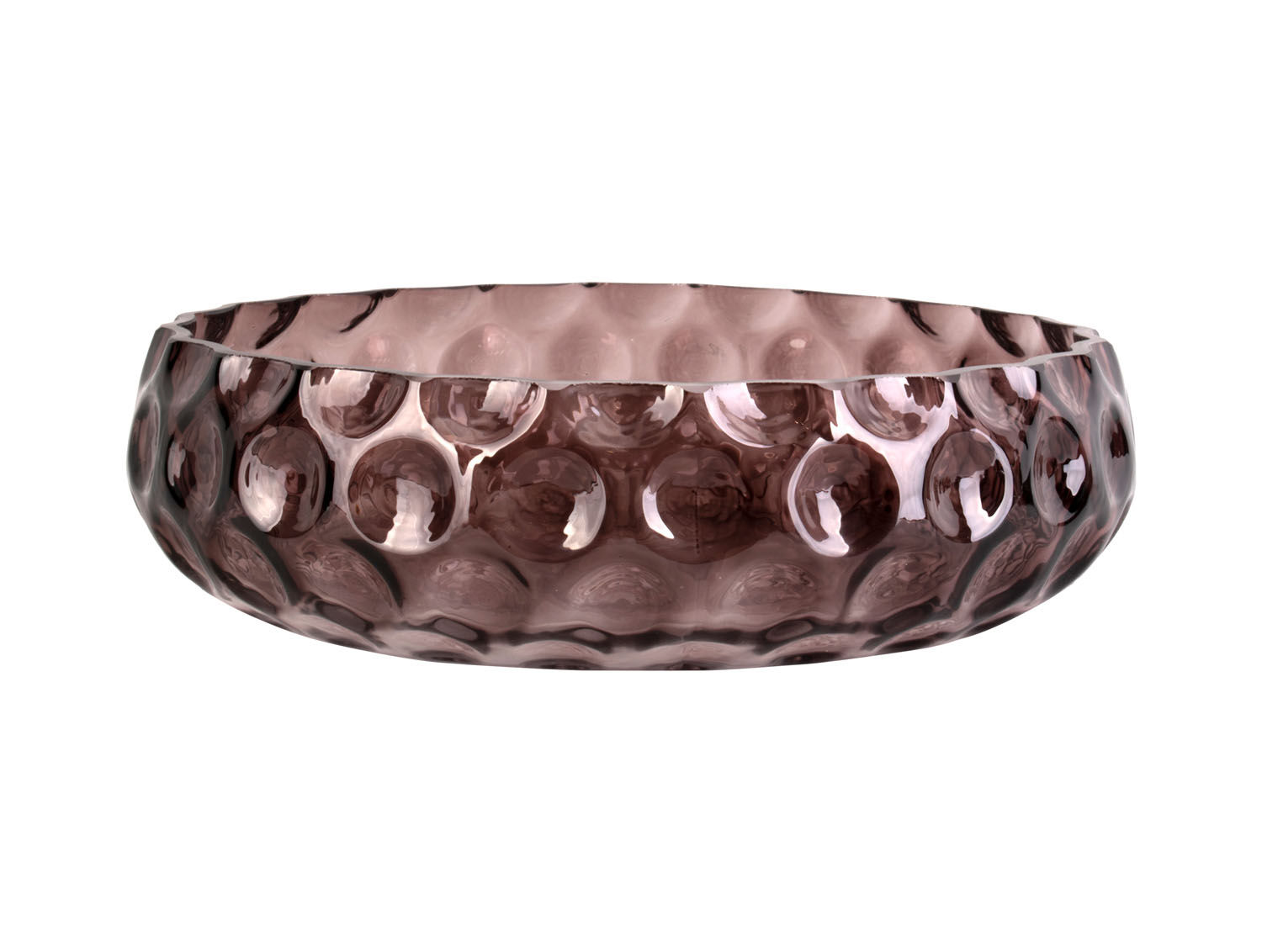 Schaal Feekano Glas Bruin - Afbeelding 2