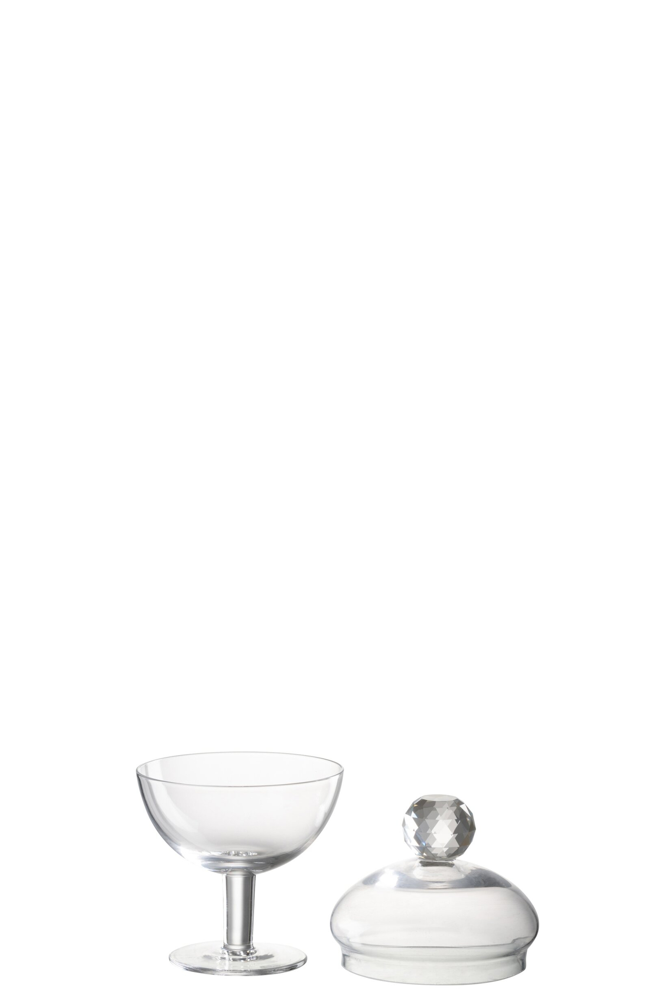 Opbergpot Culvone Glas Transparant H14 cm