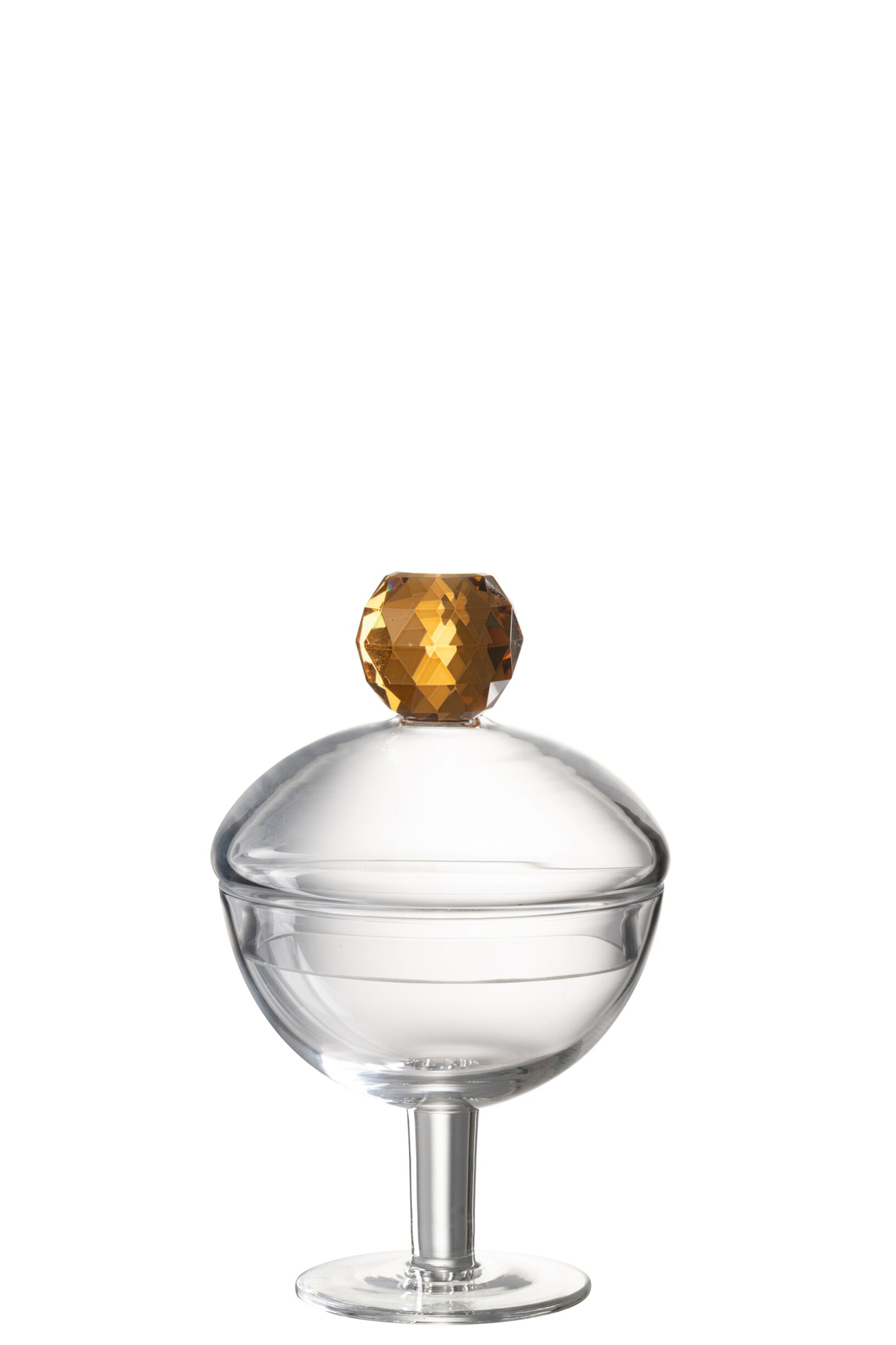 Opbergpot Jierny Glas Transparant H14 cm - Afbeelding 3