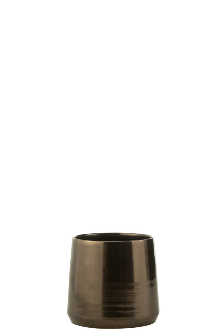 Bloempot Maukesta Terracotta Goud H22 cm - Afbeelding 2