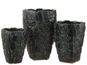 Vaas Flennano Klei Groen H36,5 cm