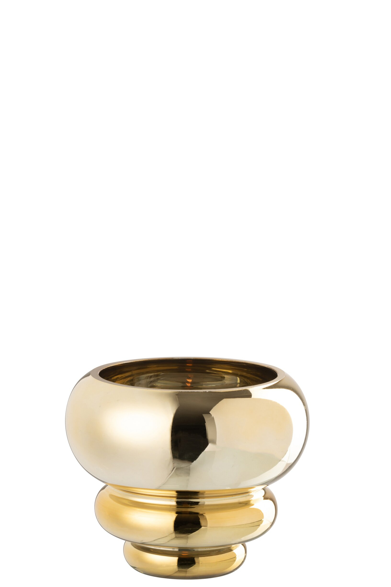 Vaas Priedis Glas Goud H13,5 cm