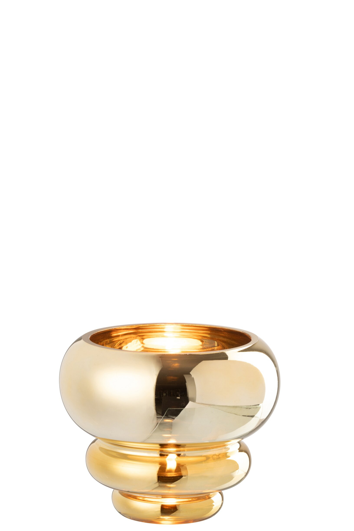 Vaas Priedis Glas Goud H13,5 cm - Afbeelding 3