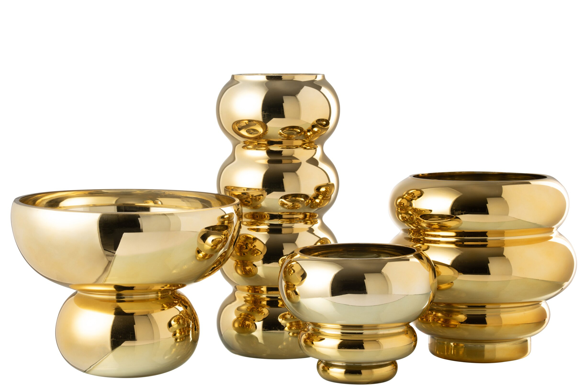 Kom Breintura Glas Goud - Afbeelding 2