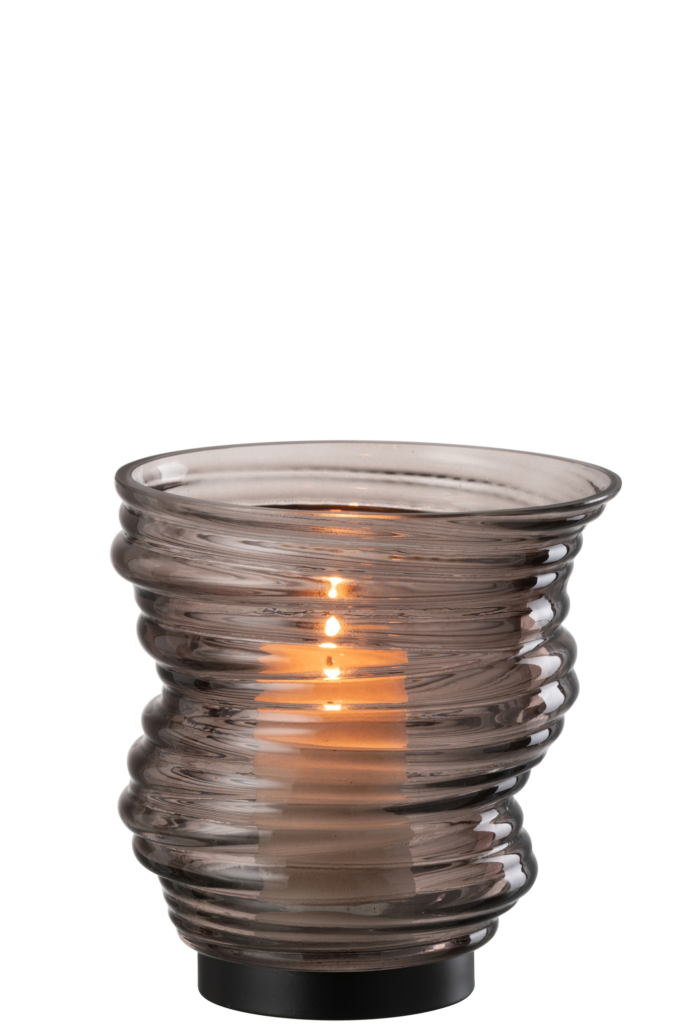 Vaas Gosea Glas Grijs H17 cm - Afbeelding 5