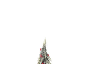 Kerstboom Liernin Kunststof Rood H40 cm