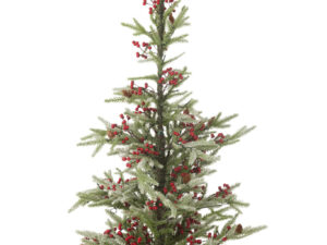 Kerstboom Graake Kunststof Rood H130 cm