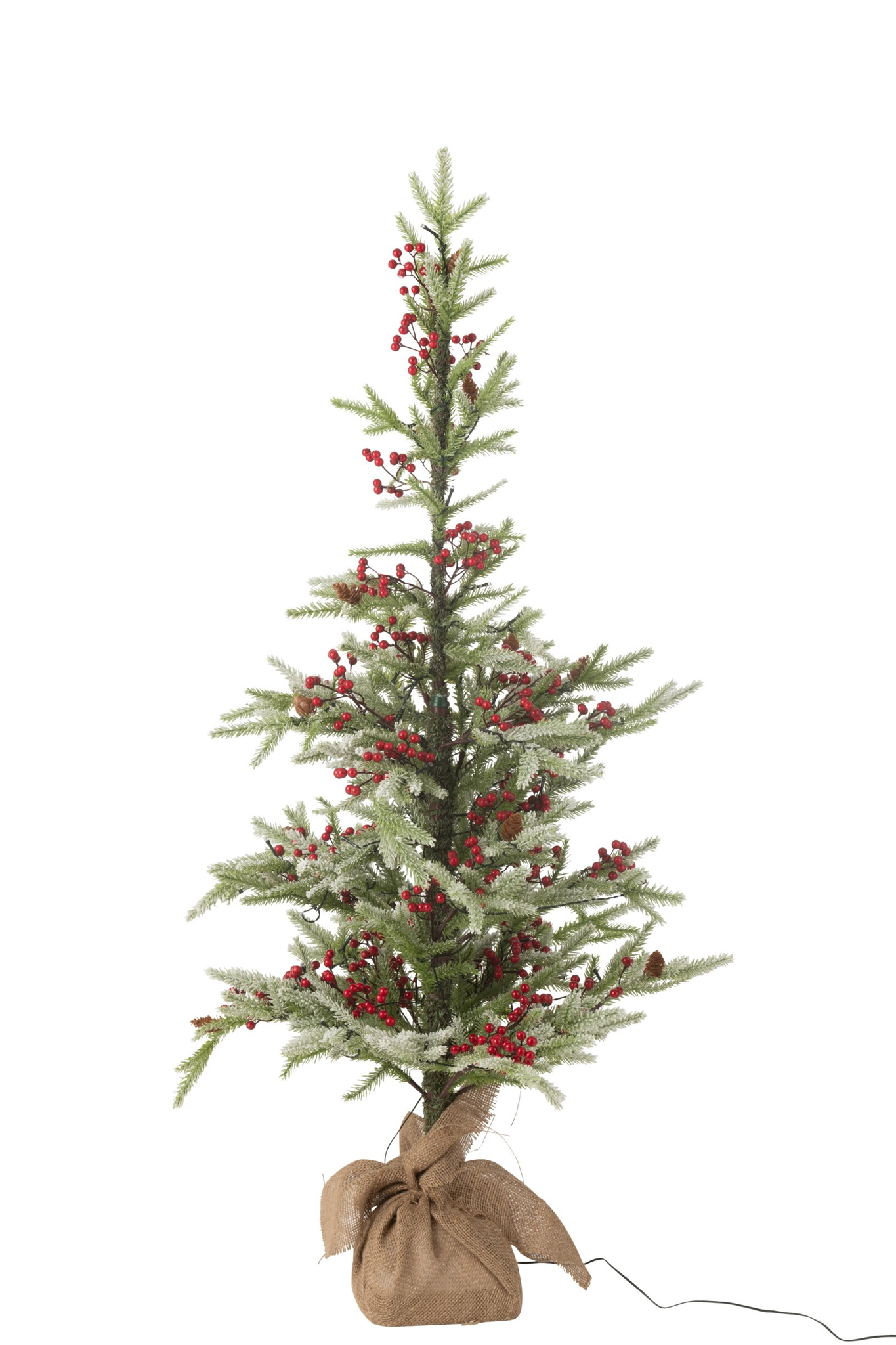 Kerstboom Graake Kunststof Rood H130 cm