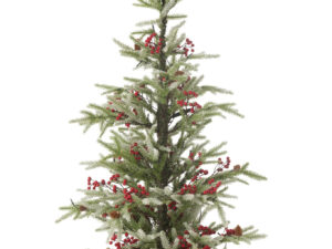 Kerstboom Grielly Kunststof Rood H150 cm