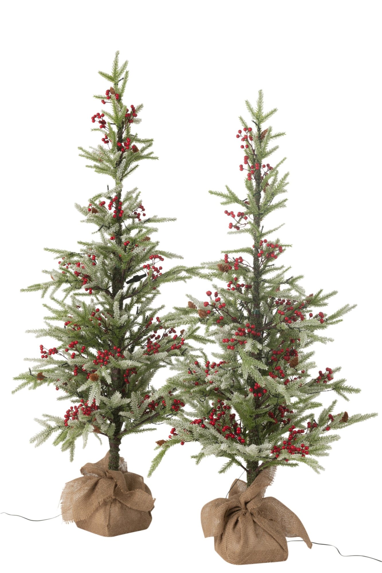 Kerstboom Grielly Kunststof Rood H150 cm - Afbeelding 4