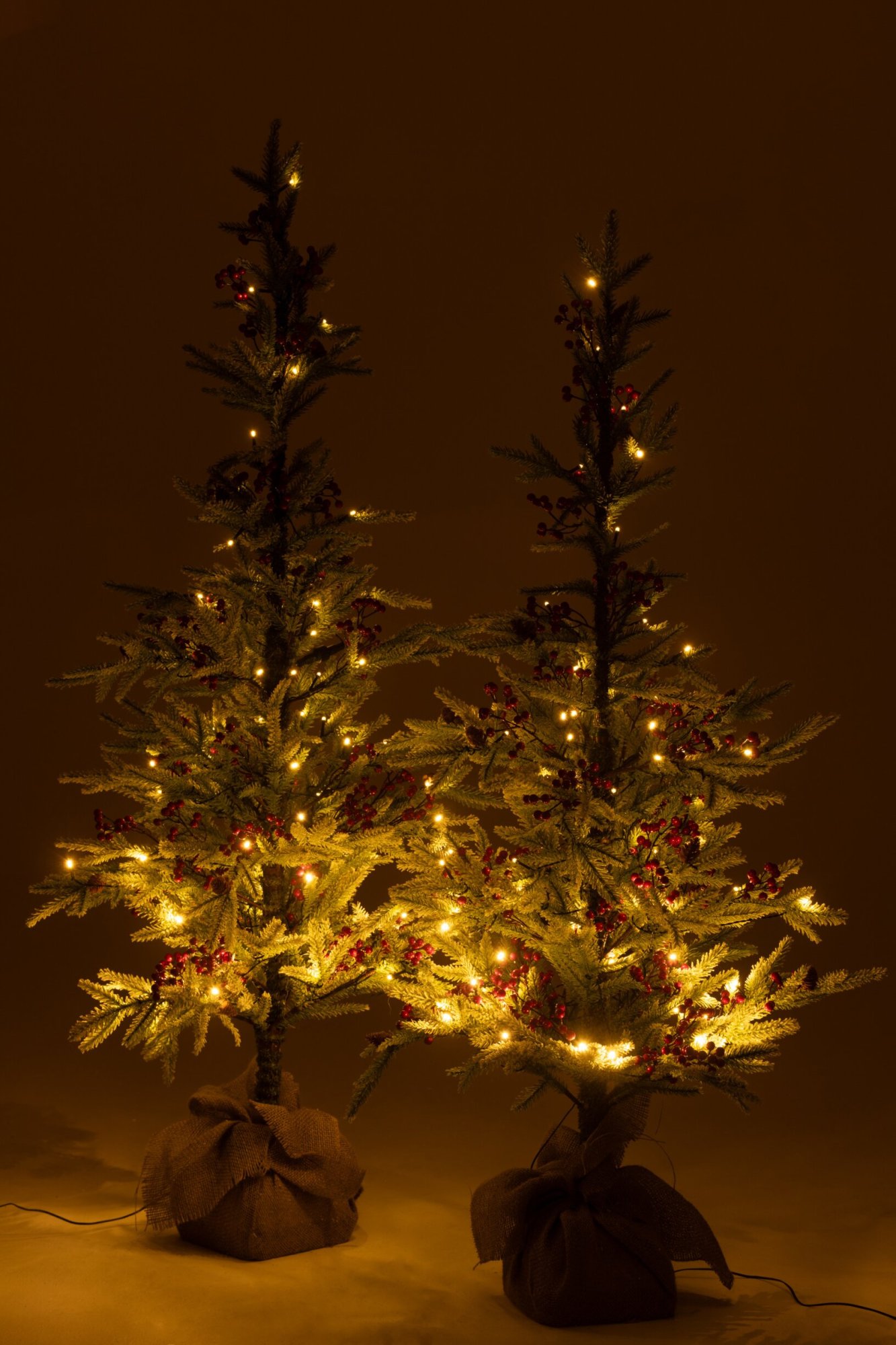 Kerstboom Grielly Kunststof Rood H150 cm - Afbeelding 5