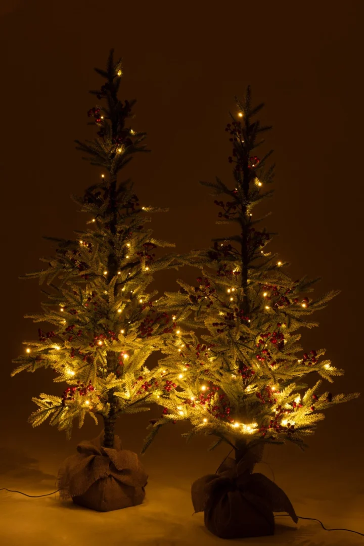 Kerstboom Grielly Kunststof Rood H150 cm - Afbeelding 5
