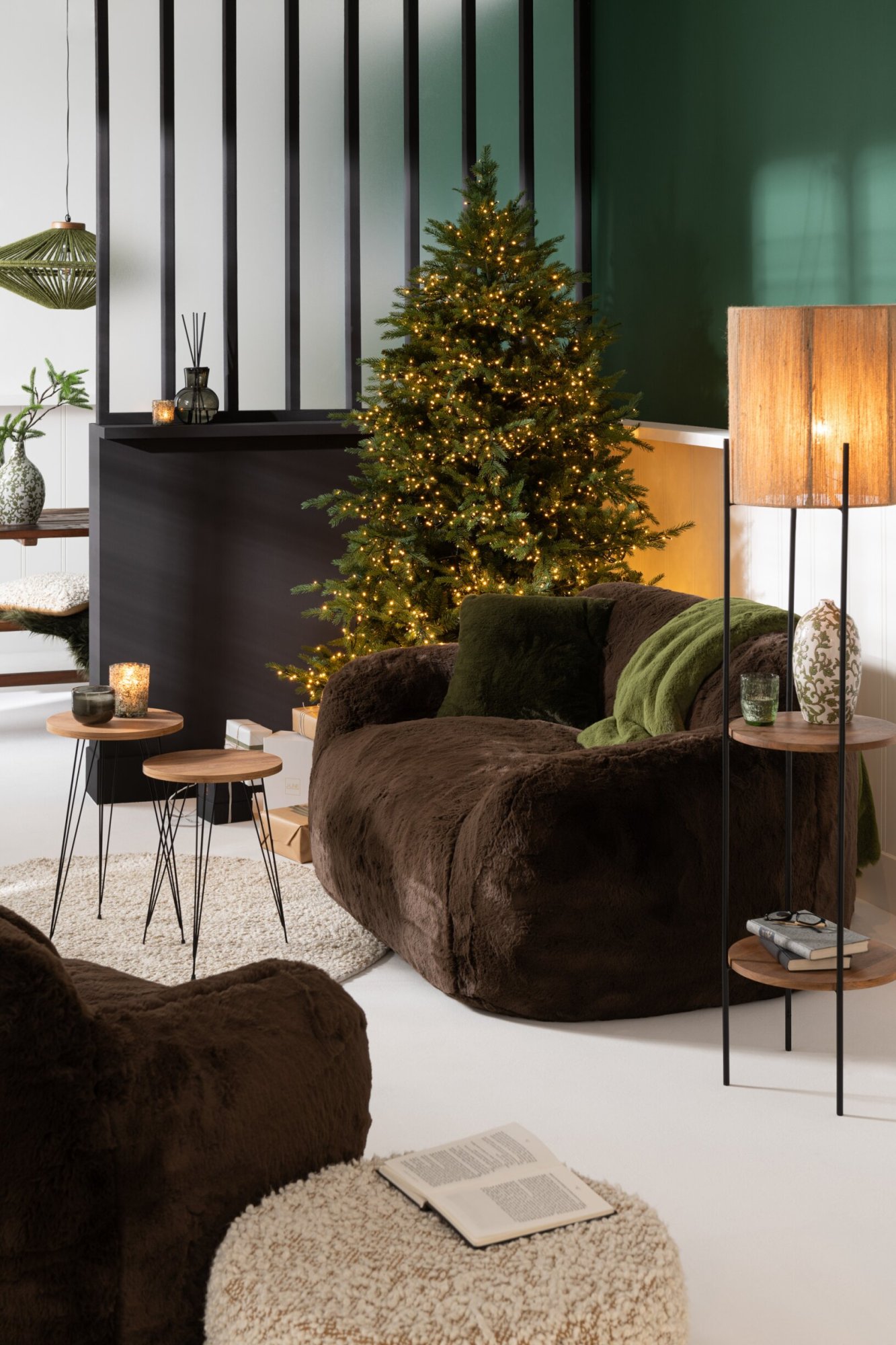 Kerstboom Paumor Kunststof Groen H210 cm - Afbeelding 5