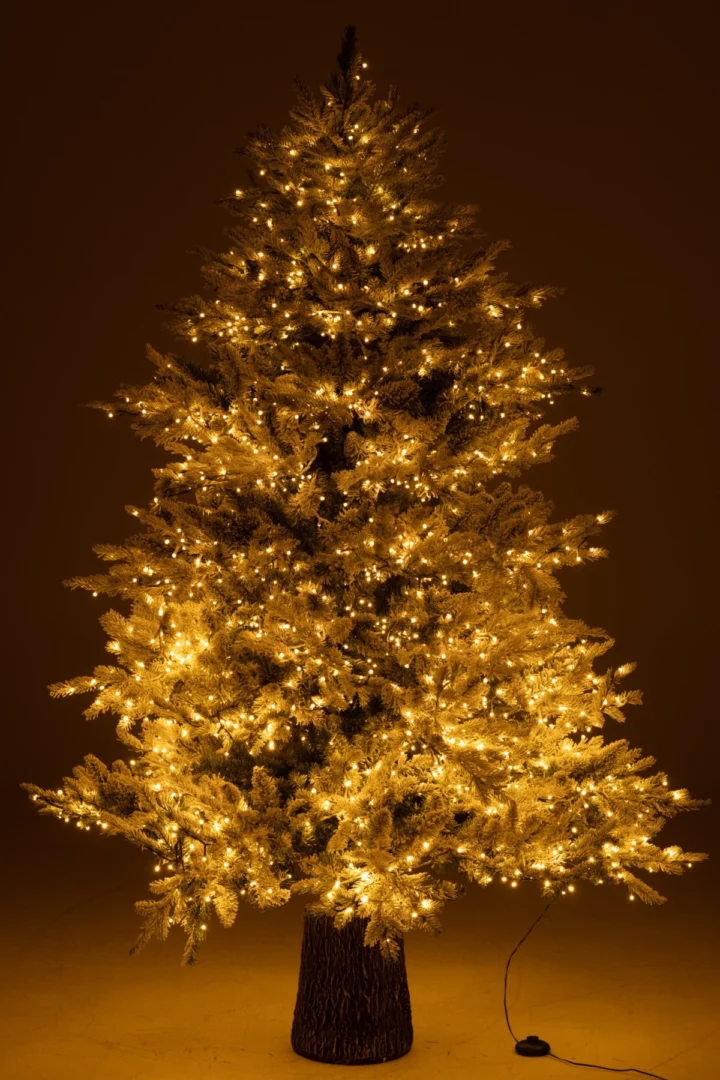 Kerstboom Slivor Kunststof Wit H210 cm - Afbeelding 2