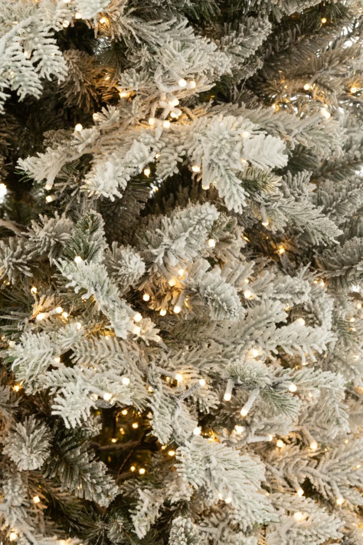 Kerstboom Slivor Kunststof Wit H210 cm - Afbeelding 3