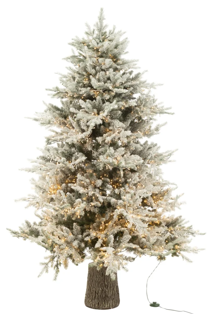 Kerstboom Slivor Kunststof Wit H210 cm - Afbeelding 4