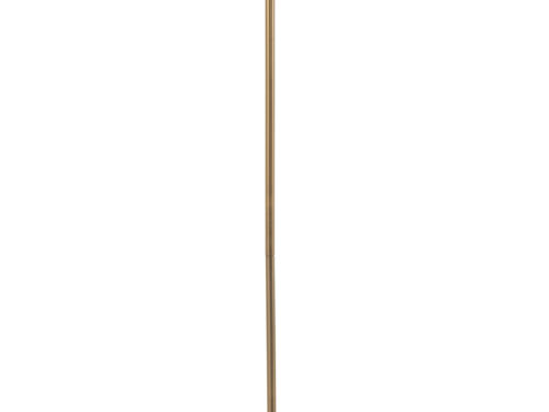 Vloerlamp Sliendil goud 150 cm met slank ijzeren frame en marmeren voet, elegant en modern