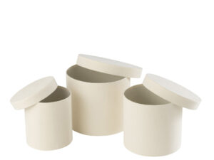 Opbergdoos Breivos Papier Wit - Set van 3