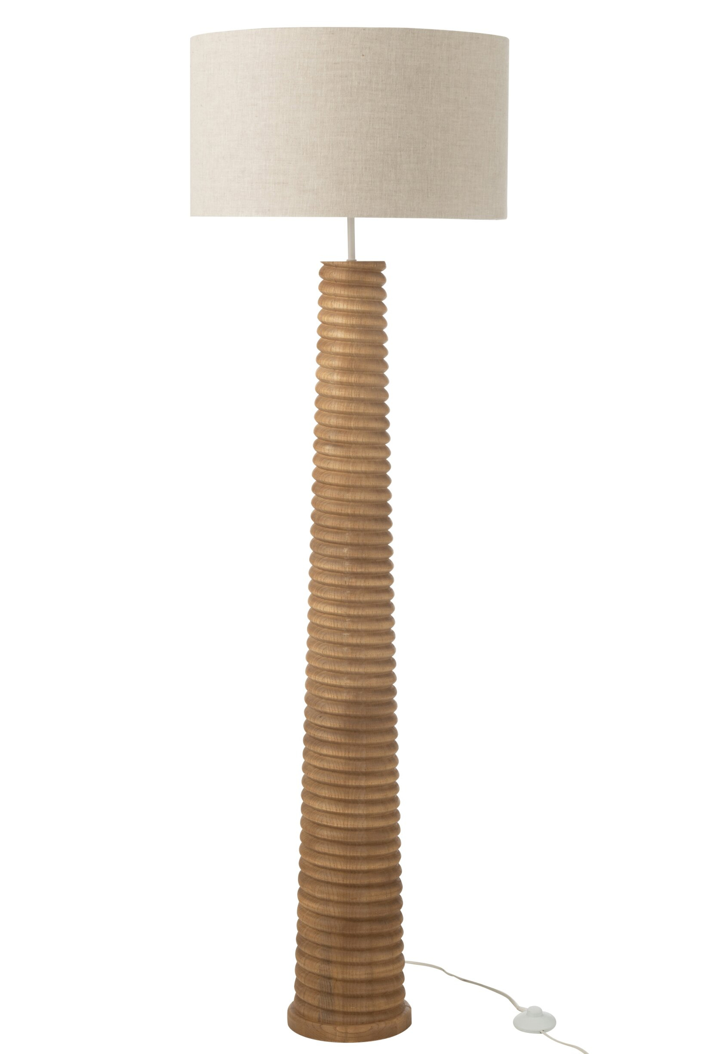 Vloerlamp Geemmora Hout H160 cm