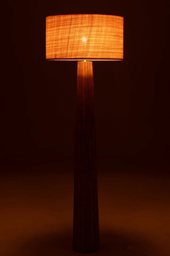 Vloerlamp Stundo H157 naturel hout hout - Afbeelding 2