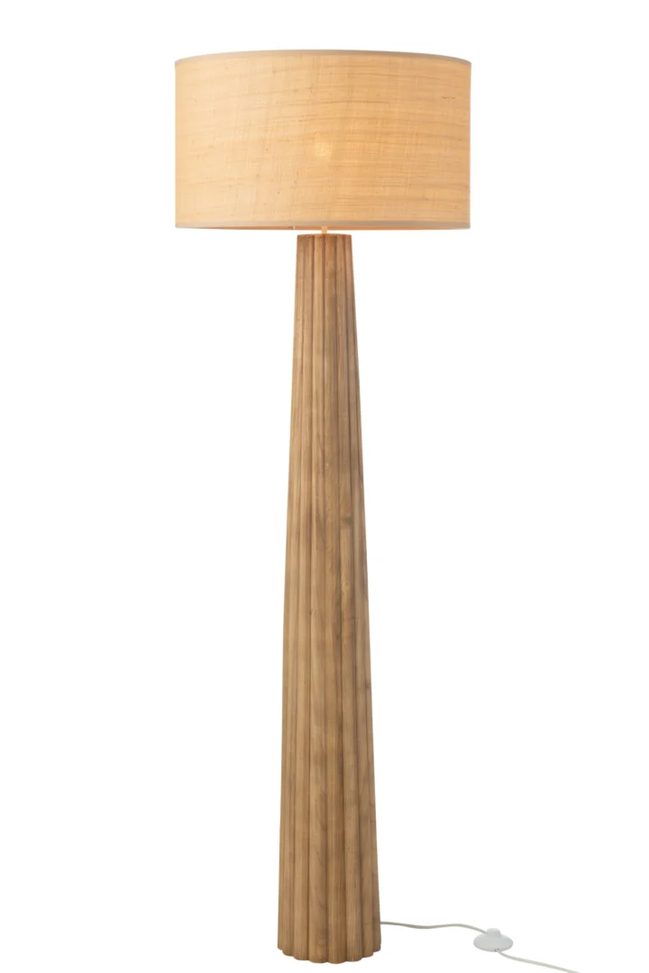 Vloerlamp Stundo H157 naturel hout hout - Afbeelding 6