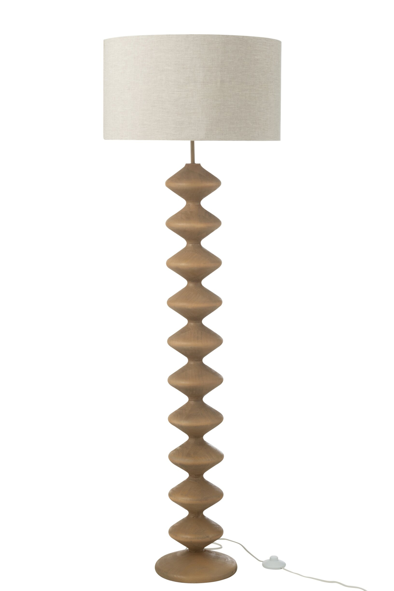 Vloerlamp Seeskira Kunstleer H156 cm