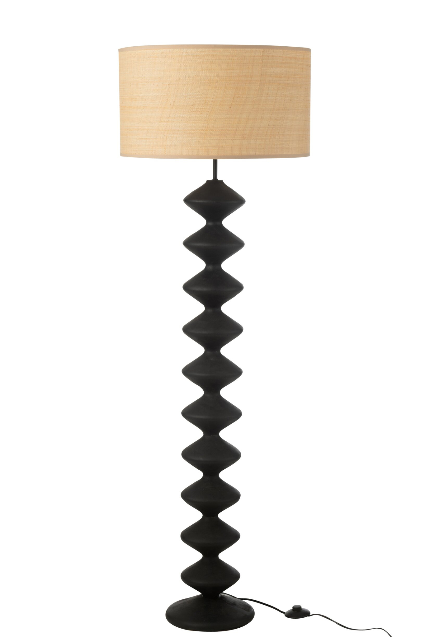 Vloerlamp Bayonne Kunstleer H156 cm