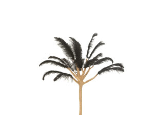 Decoratie Lonsello Staal Zwart