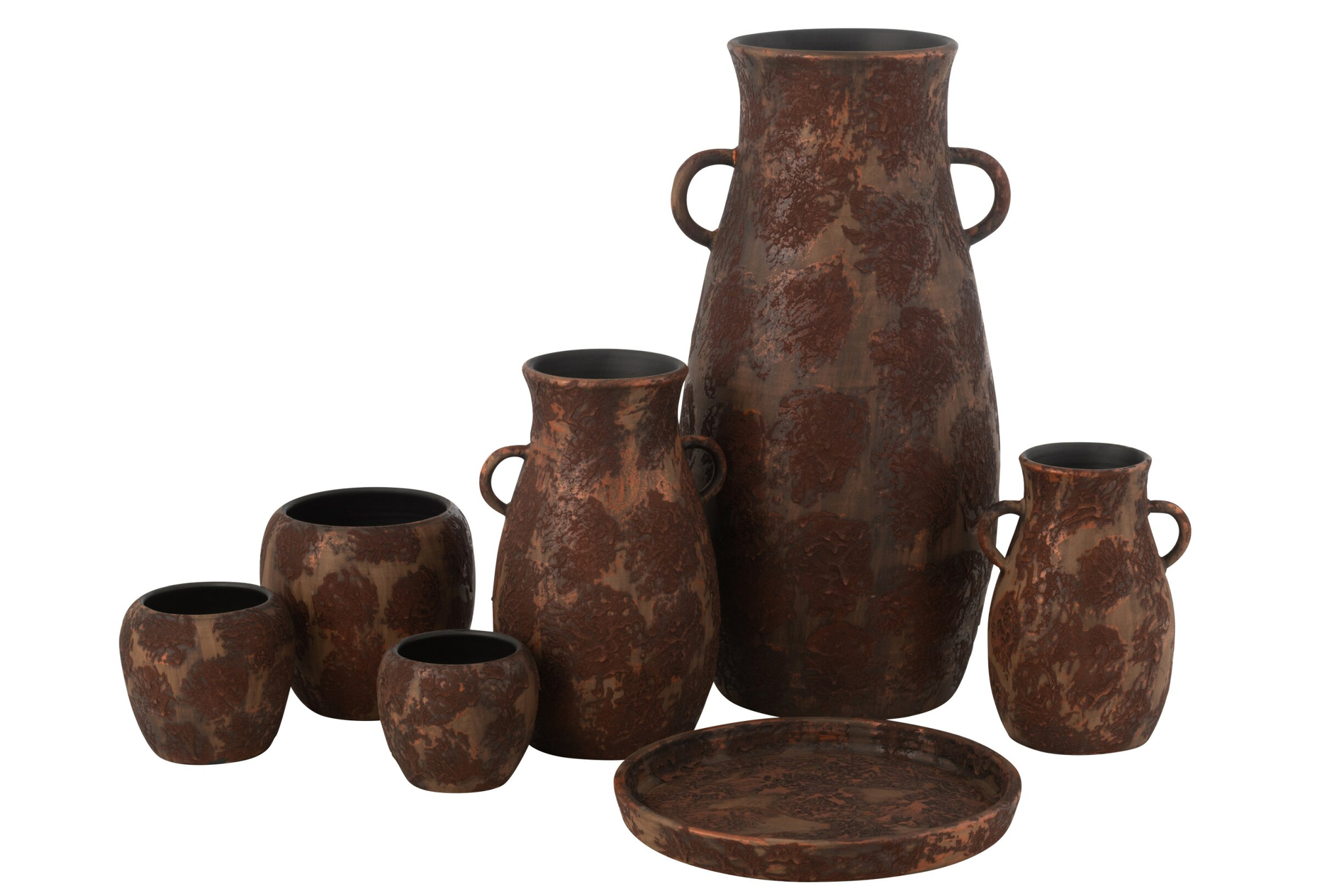 Vaas Braurir Terracotta Bruin H70 cm - Afbeelding 3