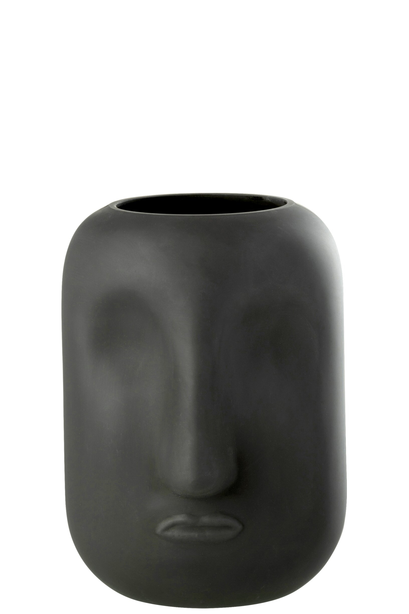 Vaas Zephyr Glas Zwart H25 cm - Afbeelding 2